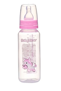 Babaytime Bt065 Klasik Pp Biberon (Silikon Kiraz Uçlu) 250 Ml