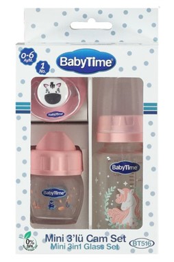 Babytime Bt516 Mini Üçlü Cam Set 