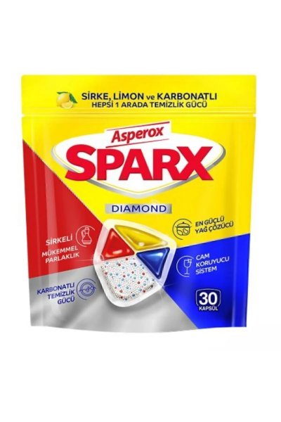 Asperox Sparx Bulaşık Makinesi Kapsülü 30 Lu